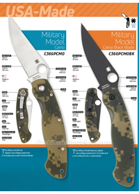 COUTEAUX POCHE TACTIQUE MILITARY MODEL Spyderco