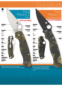 NAVALLES TACTIQUES PARA MILITARY 2 Spyderco