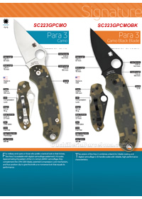 NAVALLES TACTIQUES PARA 3 Spyderco