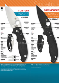 NAVALLES TACTIQUES MANIX 2 Spyderco