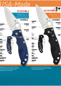 NAVALHAS TATICAS MANIX 2 Spyderco