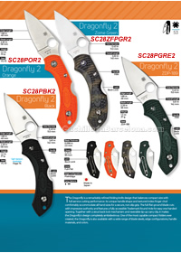 NAVALLES TACTIQUES DRAGONFLY 2 Spyderco
