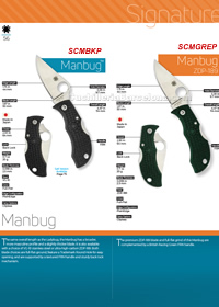 TACTICAL FOLDING KNIVES MANBUG Spyderco