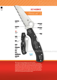 NAVALLES DE RESCAT RESCUE 3 Spyderco