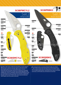 FISHING FOLDING KNIVES SALT 2 Spyderco