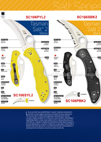 FISHING FOLDING KNIVES TASMAN SALT 2 Spyderco