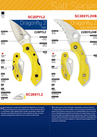 COLTELLINI DA PESCA DRAGONFLY 2 Spyderco