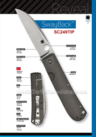 SWAYBACK POCKETKNIVES Spyderco