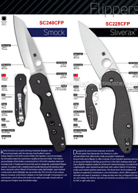 NAVALLES TACTIQUES SMOCK, SLIVERAX Spyderco