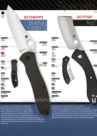 BRADLEY, ROC TACTICAL FOLDING KNIVES Spyderco