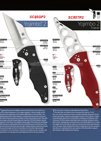 COUTEAUX POCHE TACTIQUE YOJIMBO 2 Spyderco