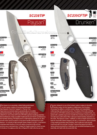 NAVALLES TACTIQUES PAYSAN, DRUNKEN Spyderco