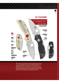 NAVALLES CHAPARAL SUN MOON Spyderco