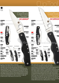 MULTI-FUNCTION FOLDING KNIVES CLIPITOOL Spyderco