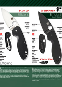 TACTICAL FOLDING KNIVES EFFICIENT Spyderco