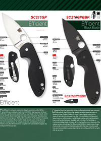 TAKTISCHE KLAPPMESSER EFFICIENT Spyderco