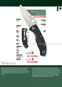 TACTICAL FOLDING KNIVES TENACIOUS  Spyderco