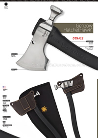 AXES GENZOW HATCHETHAWK Spyderco