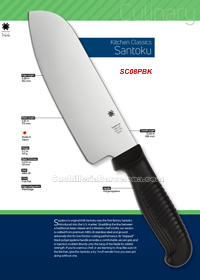 GANIVETS DE CUINA SANTOKU Spyderco