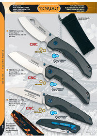 COLTELLI DA TASCA CNC E G10 5 TOKISU