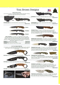 TACTICAL KNIVES TOM BROWN TOPS