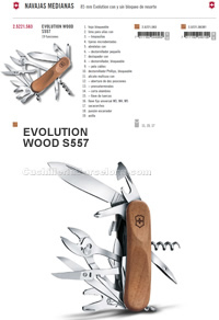 COUTEAUX DE POCHE MOYENS EVOLUTION 6 Victorinox