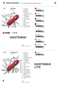 MEDIUM POCKET KNIVES HUNTSMAN Victorinox