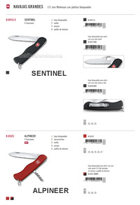 COUTEAUX POLYVALENTS  SENTINEL ALPINEER Victorinox