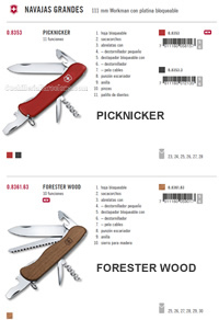 COUTEAUX POLYVALENTS PICKNICKER FORESTER Victorinox
