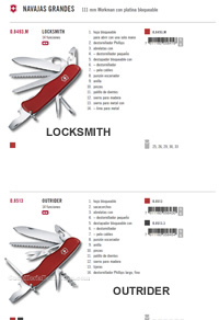 COLTELLI MULTIUSO LOCKSMITH OUTRIDER Victorinox