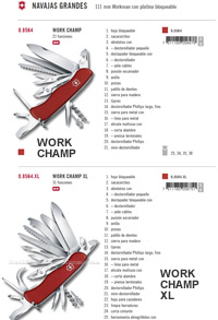 GRANDS COUTEAUX POLYVALENTS WORK CHAMP Victorinox
