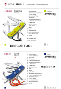 COUTEAUX POLYVALENTS RESCUE TOOL SKIPPER Victorinox
