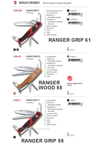 NAVAJAS MULTIUSOS GRANDES RANGER 2 Victorinox