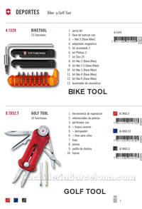 MULTITOOLS SPORTIFS BIKETOOL GOLF TOOL Victorinox