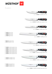 SERIES KITCHEN KNIVES CLASSIC 2 Wusthof