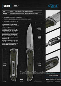 0640 TACTICAL FOLDING KNIVES ZeroTolerance