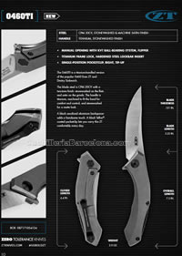 0460TI FLIPPER TAKTISCHE KLAPMESSER ZeroTolerance