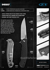 0452CF FLIPPER TACTICAL FOLDING KNIVES ZeroTolerance