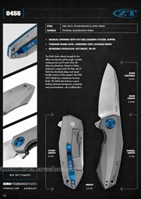 0456 FLIPPER TACTICAL FOLDING KNIVES ZeroTolerance