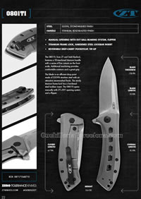 0801TI FLIPPER TACTICAL FOLDING KNIVES ZeroTolerance